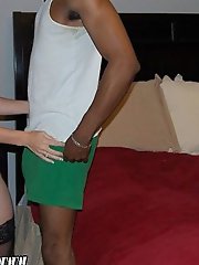 Collection of images showcasing a cuckold sissys history