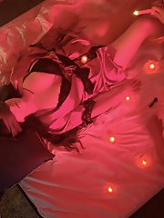 Seasoned sex workers stimulating themselves manually