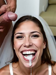 Shaved prostitute with a clear sexual desire.