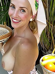 A man who is into cuckolding watches a woman being penetrated by a big black cock, which is half her age.