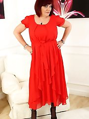 Desirable  older mamas are getting undressed on pix