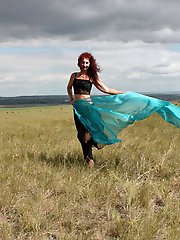 Turquoise Shavl for windly weather