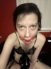 Lady is baring it all on pictures