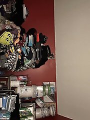 European bitch is taking off her underwear