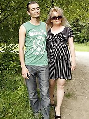 Mature slut fucking her toy boy