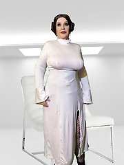 Elderly Princess Leia transforms into Darth Vaders daughter