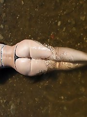 Buttocks, limbs and aquatic setting